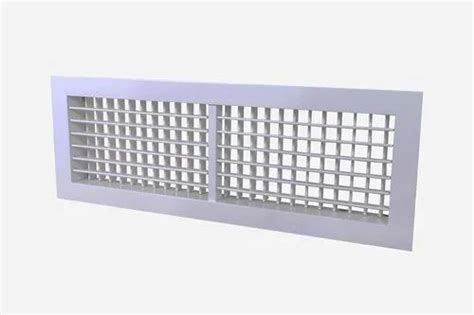 Aluminum Adjustable Aluminium Double Deflection Grill For Commercial