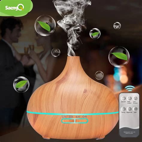 SaengQ Difusor De Aroma El Ctrico Para El Hogar Humidificador De Aire