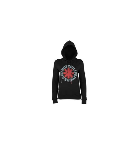 Sudadera Para Chica RED HOT CHILI PEPPERS Logo Distressed