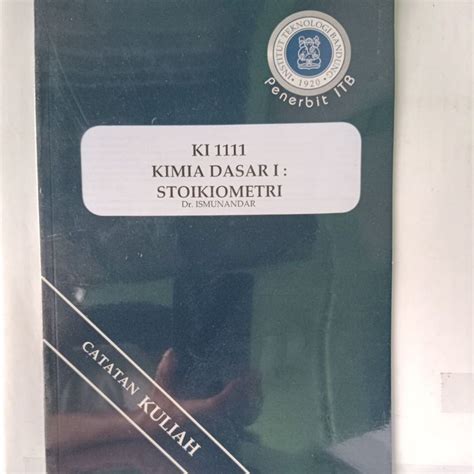 Jual K 1111 Catatan Kuliah Kimia Dasar 1stoikiometri Shopee Indonesia