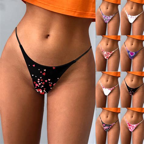 Panties For Women Pack Tummy Control Breathable Thongs Underpants