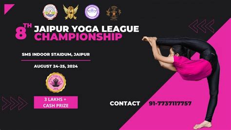 8th Jaipur Yoga League Championship Tickets Sawai Mansingh Stadium