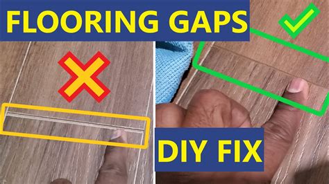 Fix All The Gaps In Laminate Floor Easy Diy Youtube