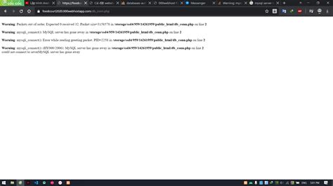 Php Warning Mysqli Connect Hy Mysql Server Has Gone