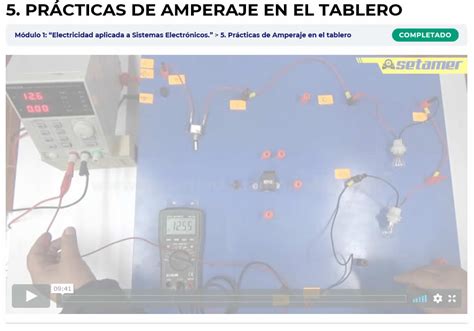 practicas de amperaje Capacitación Automotriz