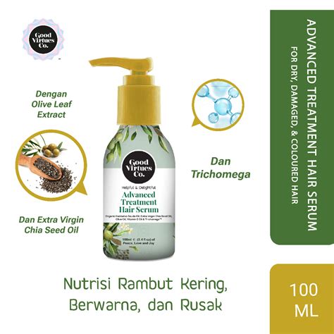 Jual Good Virtues Co Advanced Treatment Hair Serum Ml Perawatan