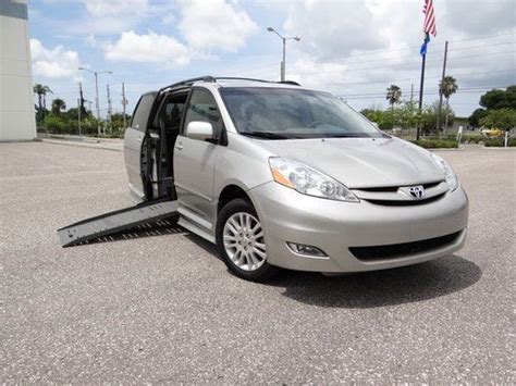 Sell Used Toyota Sienna Xle Braun Rampvan Handicap Wheelchair Van