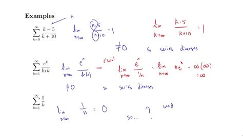 Divergence Test Integral Test Harmonic Series P Series Youtube