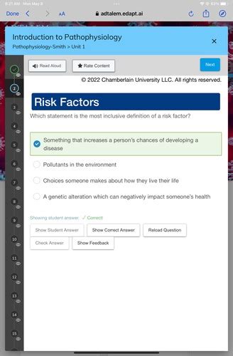 Patho NR283 Week 1 Flashcards Quizlet