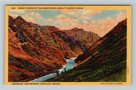Aerial Snake River Oregon