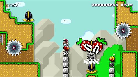 Super Mario Maker New Oskise Level Thwomp Turmoil On Wiggler Soil