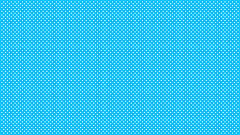 White Color Polka Dots Over Deep Sky Blue Background Vector