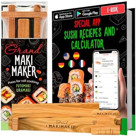 Lisigoo Kit Sushi Maki Maker Complet Appareil Pour Fabrication