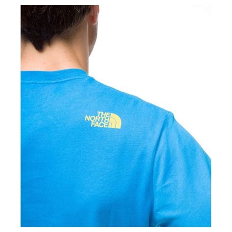 The North Face Slogan Cotton Tee Shirt Manche Longue Homme T0avaa Bleu