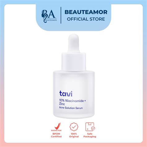 Jual Beauteamor Tavi 10 Niacinamide Zinc Acne Solution Serum 30ml Shopee Indonesia