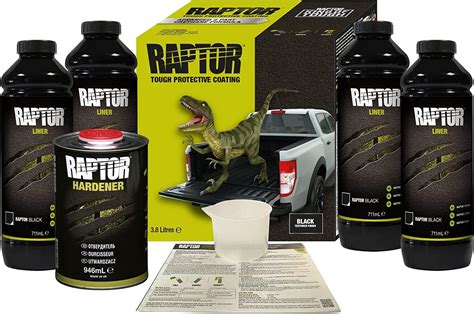 U POL Raptor Transportflächen Beschichtung 3 79 L Schwarz Amazon de