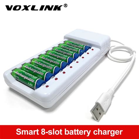 Voxlink Cargador De Bater A Con Ranuras Dispositivo De Salida Usb