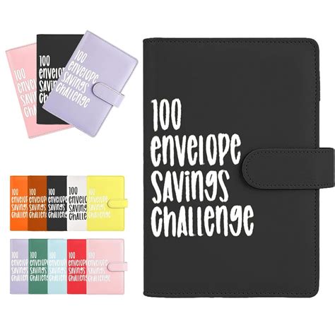 52 Week Money Saving Challenge Binder Money Saving Binder 100 Envelopes