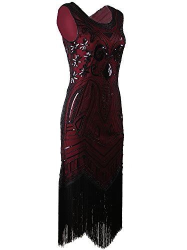 Vijiv Long Prom S Vintage Gatsby Bead Sequin Art Nouveau Deco