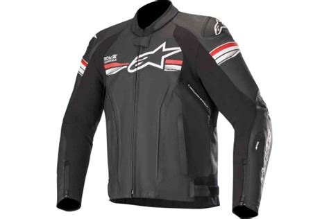 Kurtka skórzana Alpinestars GP R V2 TECH AIR Compatible Black Bright Red