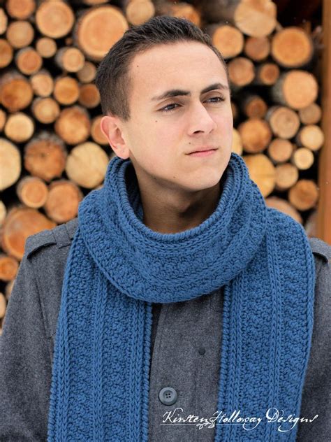 25 Free Mens Crochet Scarf Patterns Easy Pattern Blitsy