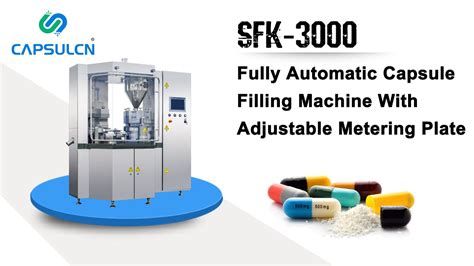 Fully Automatic Capsule Filling Machine With Adjustable Metering Plate