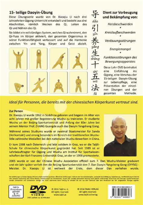 Dvd Taijili Teilige Daoyin Bung Qigong Shop Taijili Verlag