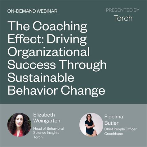 Webinar The Coaching Effect Driving Organizational Success Through