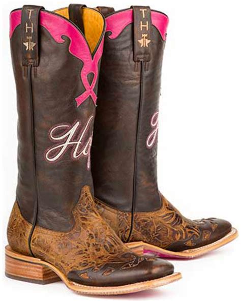 Tin Haul Staying Strong With Hope Cowgirl Boots Square Toe Sheplers