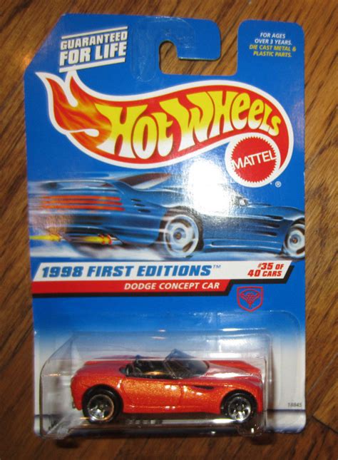 Hot Wheels First Editions Dodge Concept Car Moc Mip New Dragonfly Whispers