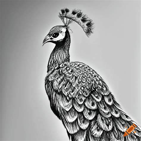 Peacock Pencil Drawings