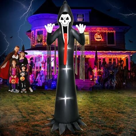 Amazon Ft Halloween Inflatables Decorations Outdoor Ghost Pumpkin