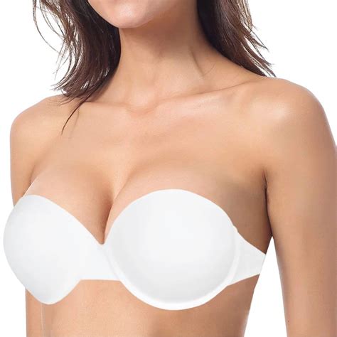 White Push Up Bra Sexy Lingerie Bralette Women Underwear Simple Padded