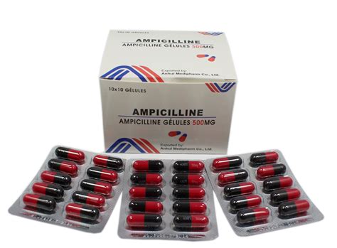 Ampicillin Capsule 500mg 10 10 Box China Ampi Cillin Capsule And