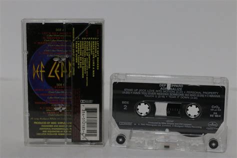 Def Leppard Adrenalize 1992 Cassette C1108