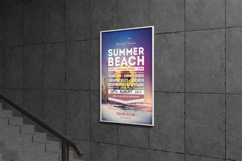 Summer Beach Flyer Template Behance