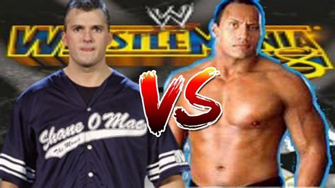 Wwe Wrestlemania X8 Shane Mcmahon Vs The Rock Youtube