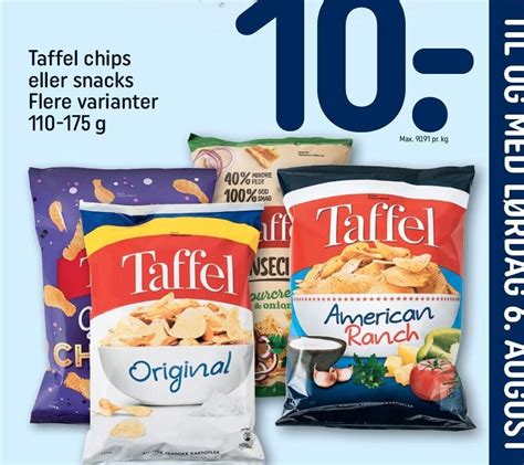 Taffel Chips El Snacks Tilbud Hos Rema