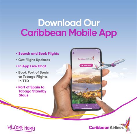 Welcome Home to Caribbean Mobile App!... - Caribbean Airlines