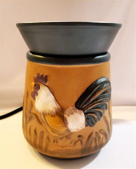 Retired Scentsy Rooster Wax Warmer Farmhouse Decor In 2022 Country