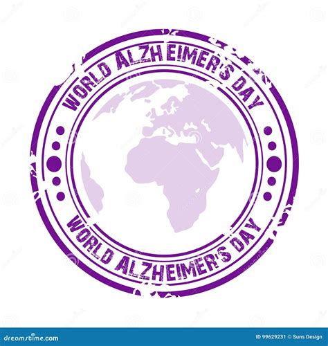 World Alzheimer`s Day Stock Illustration Illustration Of Month 99629231