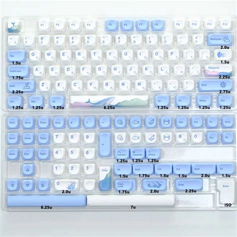 Gmk Soymilk Koa Key Pbt Keycap Set With Similar Moa Design For