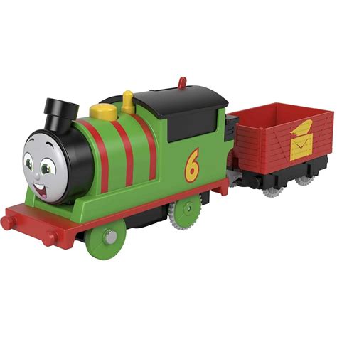 Fisher Price Thomas And Friends Percy Motorized Toy Train Engine Hfx96