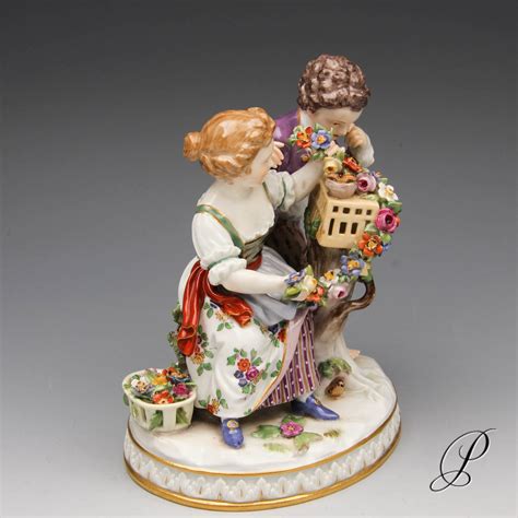 Figurengruppe Allegorie Frühling Meissen 1 Wahl um 1900 Jhd