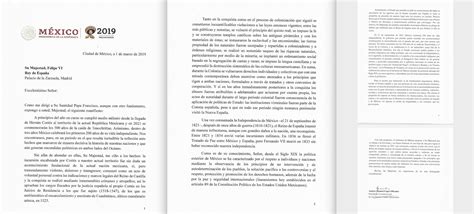 Revela Amlo Carta Enviada Al Rey De España Donde Le Exige Disculpas Por La Conquista El Sur