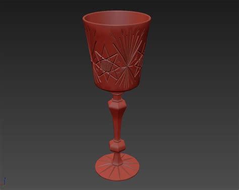 Crystal Glass 3d Model Cgtrader