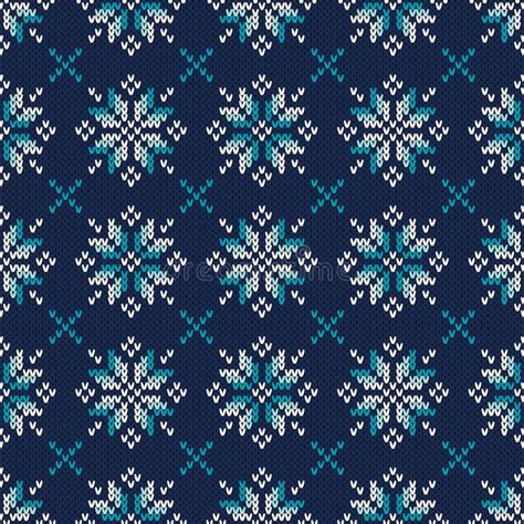 Seamless Fair Isle Knitted Pattern Festive And Fashionable Sweater