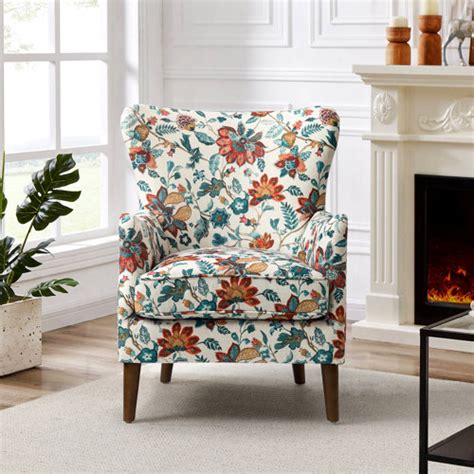 Lark Manor Upholstered Armchair With Wingback Design Reviews