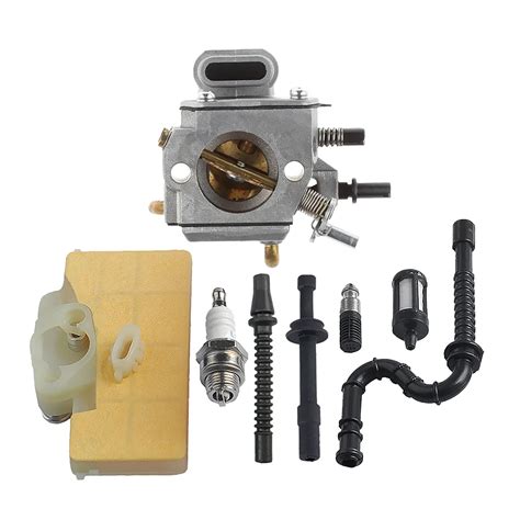 Carburetor With Air Filter Fuel Line Kit For Stihl Ms Ms Ms