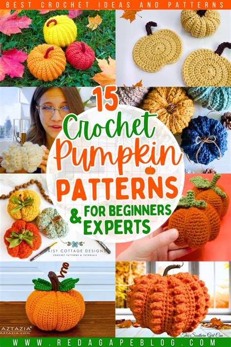 Crochet Pumpkin Patterns For Halloween Decorations Red Agape Blog